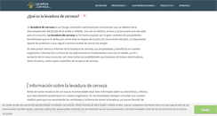 Desktop Screenshot of levaduradecerveza.com